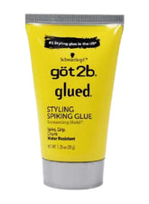 Got2B Glued Styling Spiking Water Resistant Hair Glue, 1.25 oz | Long-Lasting Hold for All Hair Types